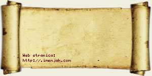 Natalija Blašković vizit kartica